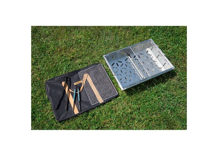 Гриль портативний Naturehike Picnic BBQ Grill NH20CJ006, р-р L, сталь
