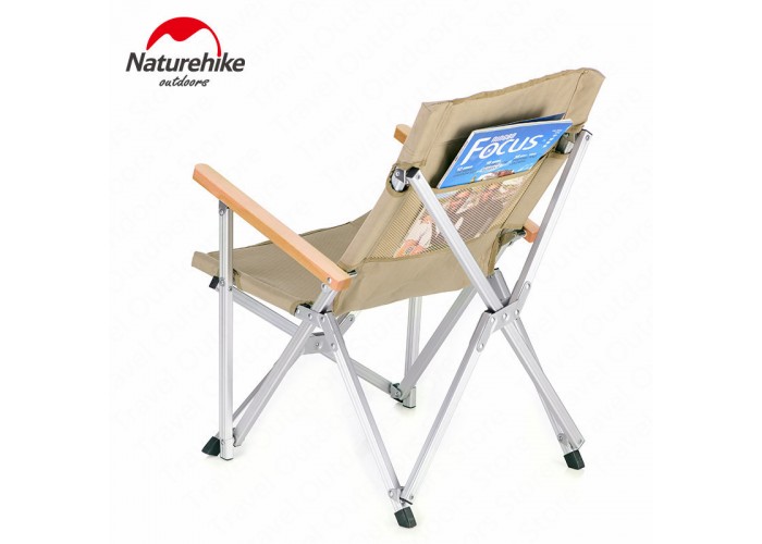 Крісло складане Naturehike Shangye NH19JJ004, алюміній, чорний