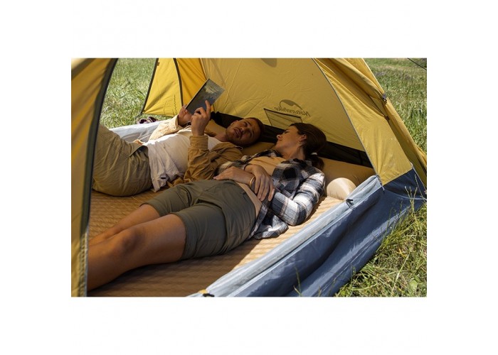 Намет двомісний Naturehike P-Series NH18Z022-P 210T/65D, жовтий