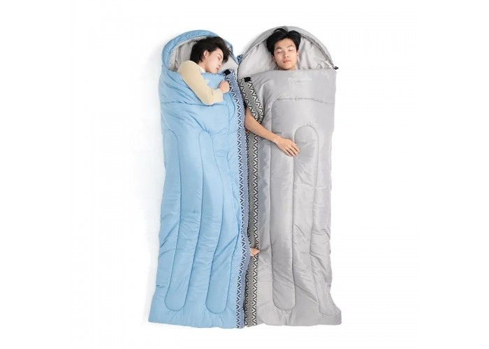 Спальник з капюшоном Naturehike L250 NH21MSD07, (9°C), лівий, сірий