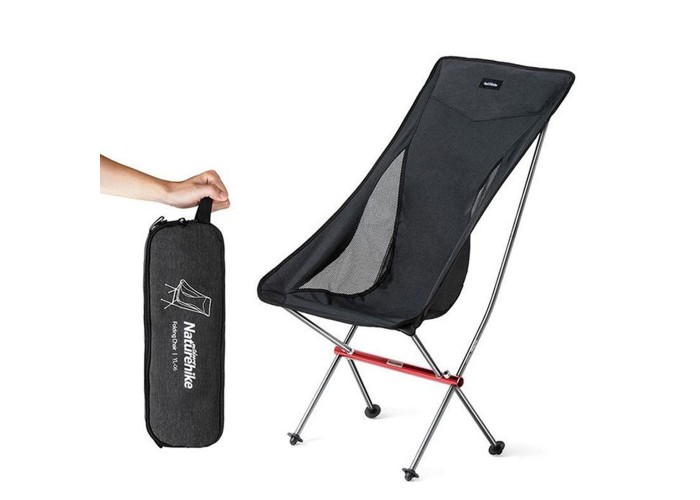 Крісло складане NaturehikeYL06 Alu Folding Moon Chair NH18Y060-Z, чорний