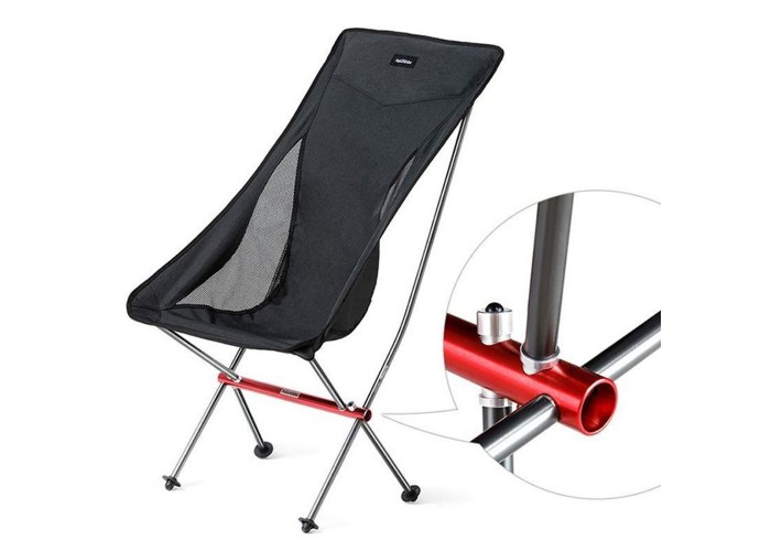 Крісло складане NaturehikeYL06 Alu Folding Moon Chair NH18Y060-Z, чорний