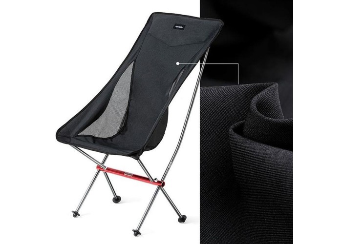 Крісло складане NaturehikeYL06 Alu Folding Moon Chair NH18Y060-Z, чорний