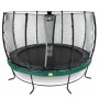 Батут EXIT Elegant Premium 427cm green із захисною сіткою стандарт