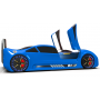 Ліжко машина пластикова Lamborghini синя, двері відчиняються, звукові ефекти, пульт