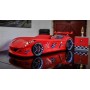 Дитяче ліжко машина з підсвічуванням Jaguar Spedy boy, червона Туреччина