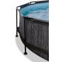 Басейн каркасний EXIT Black Wood Pool 360x76cm black