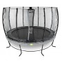 Батут c захисною сіткою EXIT Elegant 427 см, сірий