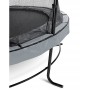 Батут c захисною сіткою EXIT Elegant 427 см, сірий
