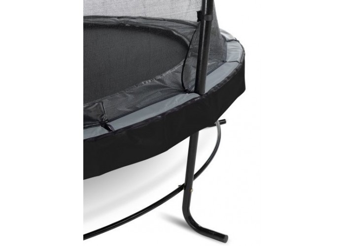 Батут для дорослих і дітей EXIT Elegant 427 cm black з захисною сіткою (Нідерланди)
