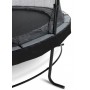 Батут для дорослих і дітей EXIT Elegant 427 cm black з захисною сіткою (Нідерланди)