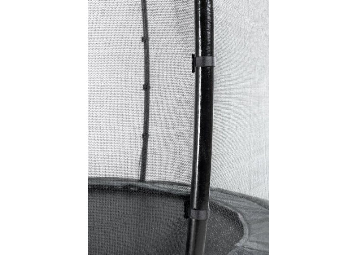 Батут для дорослих і дітей EXIT Elegant 427 cm black з захисною сіткою (Нідерланди)