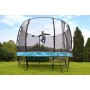Батут для дорослих і дітей EXIT Elegant 427 cm black з захисною сіткою (Нідерланди)
