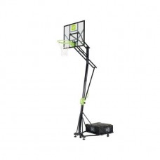 Баскетбольна стойка мобільна EXIT Galaxy green/black на коліщатках