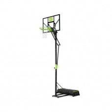 Пересувний баскетбольний щит Polestar EXIT green/black на коліщатках