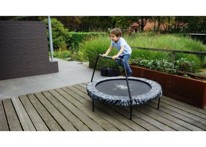 Батут EXIT Tiggy Junior 140cm + bar, black/grey