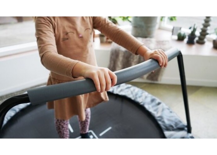 Батут EXIT Tiggy Junior 140cm + bar, black/grey