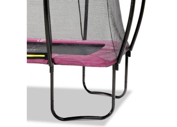 Батут EXIT Silhouette прямокутний 153x214 рожевий
