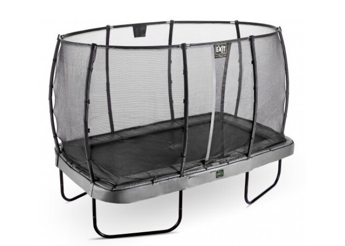 Батут EXIT Elegant Premium прямокутний 214х366 cm сірий