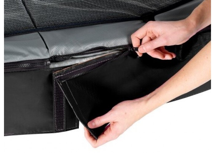 Батут EXIT Elegant Premium 244х427 cm прямокутний black
