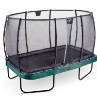 Батут EXIT Elegant Premium 244х427 cm прямокутний green