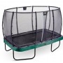 Батут EXIT Elegant Premium 244х427 cm прямокутний green