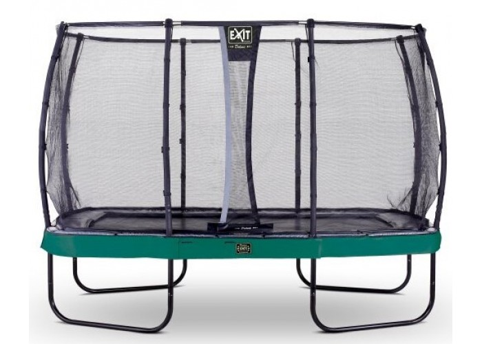 Батут EXIT Elegant Premium 244х427 cm прямокутний green