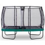 Батут EXIT Elegant Premium 244х427 cm прямокутний green