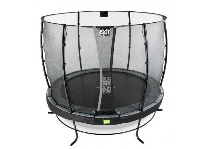 Батут EXIT Elegant Premium 305 чорний, сітка Deluxe