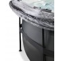 Басейн каркасний EXIT Black Leather Pool 450x122cm +тепловий насос black